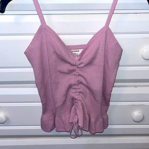 BOUTIQUE LILAC PINK RUFFLE TOP